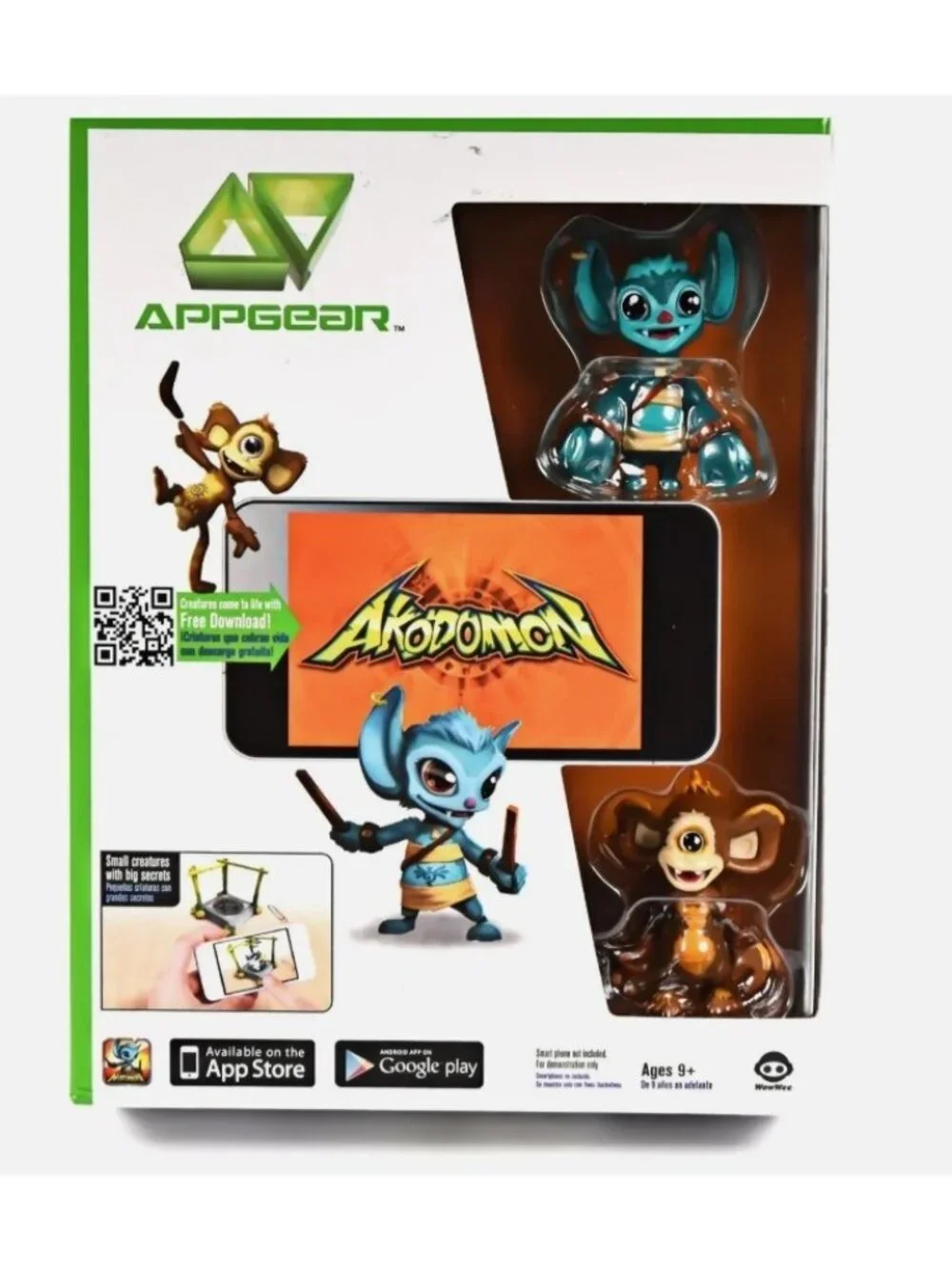 Mobile Game AKODOMON Set of 3 Appgear iPad iPhone Android Tiki & Snubbs New